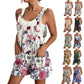 Daiana - Grijze Zomerse Korte Jumpsuit