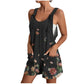 Daiana - Grijze Zomerse Korte Jumpsuit