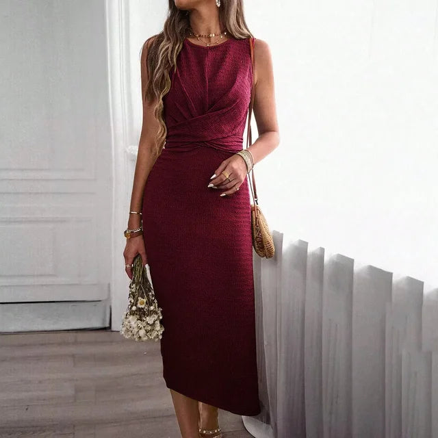 Groene Elegante Jurk - Elsa