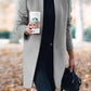 Chique Rosamary Cardigan met Opstaande Kraag