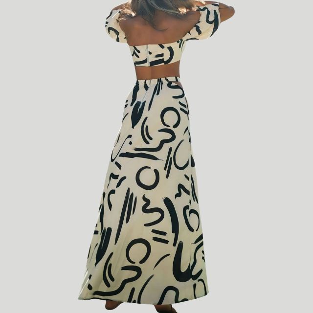 Niva - Tweedelige Abstracte Set