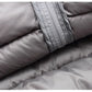 Elegante Comfort: Dames Lange Mouw Donsjack met Zakken - Perfect voor Winter & Herfst
