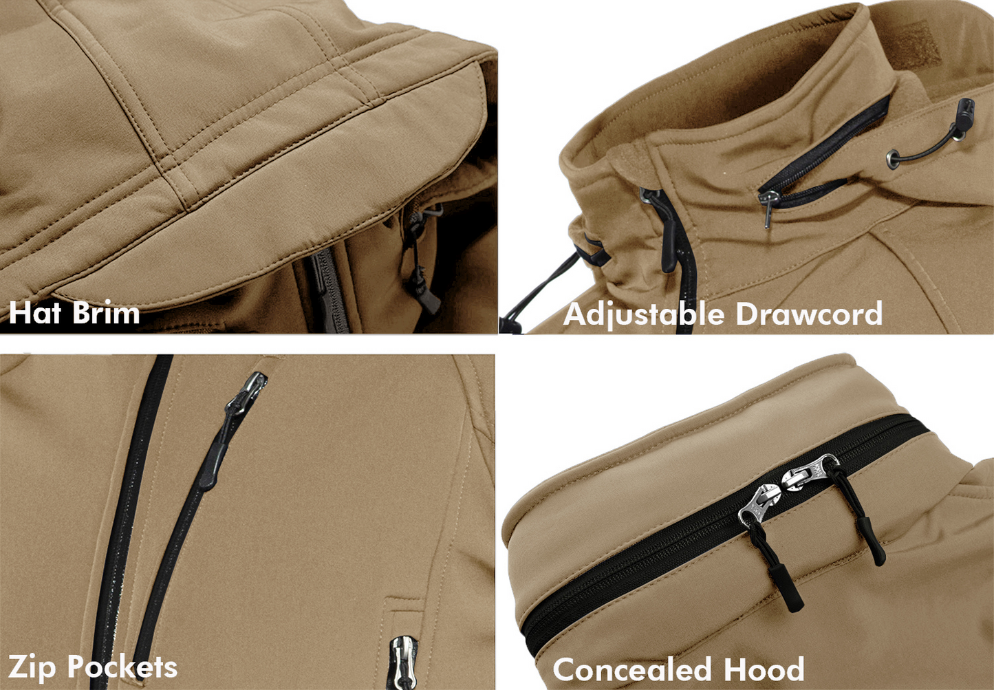 Commando-Elite: All-Weather Tactische Jas met Afneembare Capuchon – Ultieme Mix van Duurzaamheid & Comfort