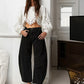 Chique Mid-Rise Barrel Jeans: Stijl & Comfort