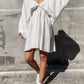 Abrikozen Skater Mini Jurk - Fleur