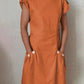 Tinka - Oranje Elegante Jurk