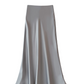 Elegante Midi-Rok: A-Lijn, Satijn/Polyester, Perfecte Pasvorm