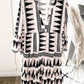 Vivian - Roze Luipaardprint V-hals Jurk