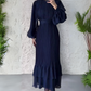 Willow - Elegante Geplooide Jurk