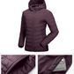 SleekEase Kap Puffer: Ultralicht, Gewatteerde Elegantie voor Actieve Vrouwen