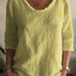 Casual linnen top - comfortabel en stijlvol