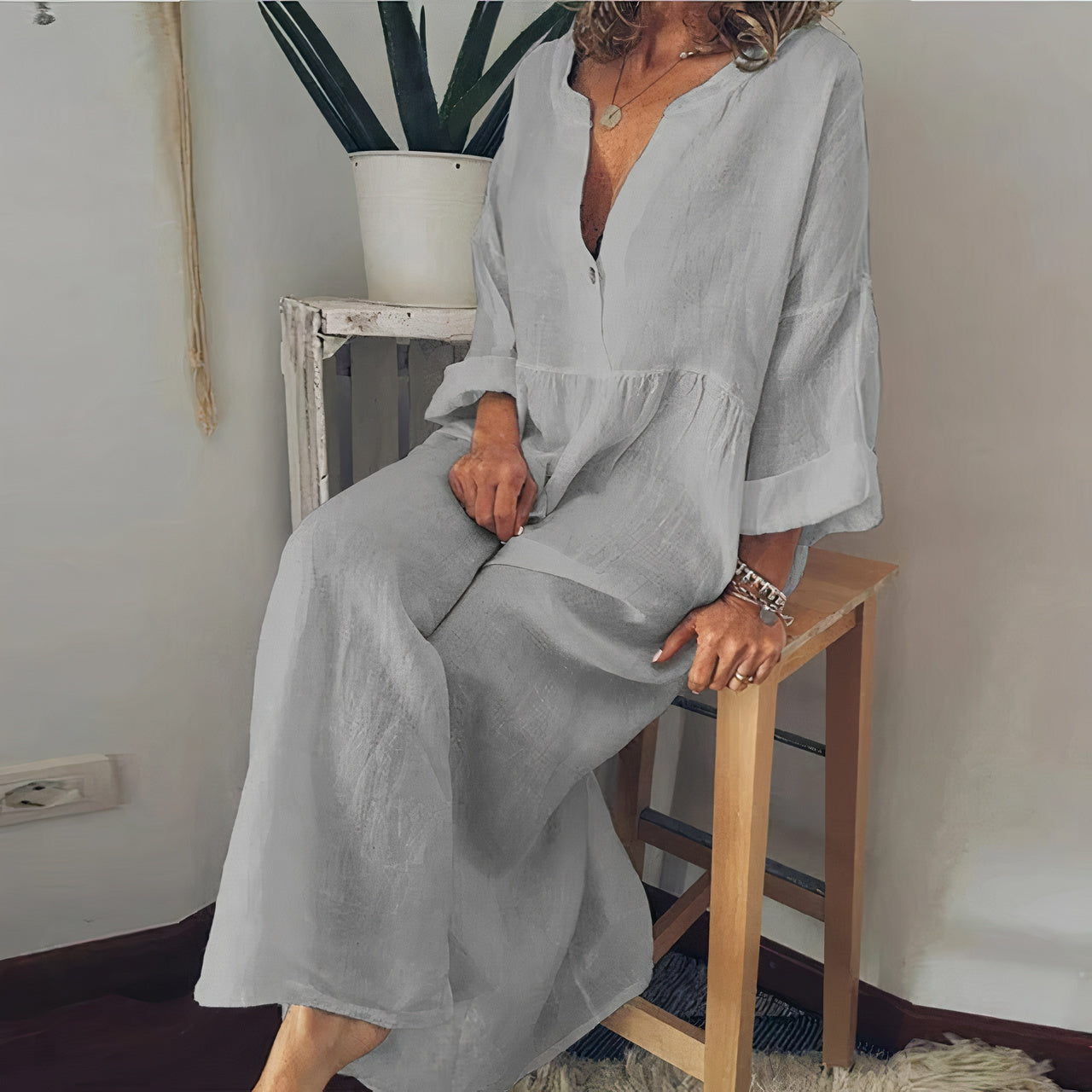 Romee - Blouse Jurk