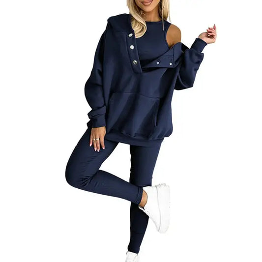Marineblauw Vrijetijdspak - Lena