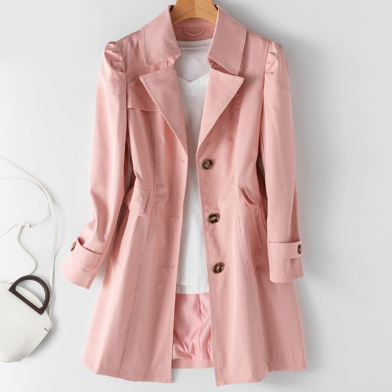 Zanneke - Halflange Trenchcoat