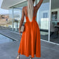 Flore - Elegante Oranje Jurk