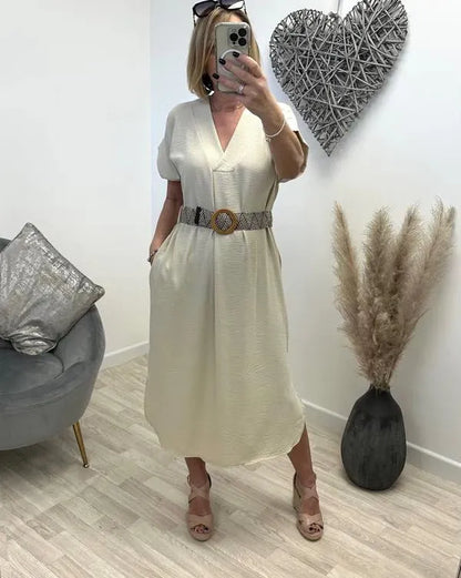Stijlvolle Damesrok met Riem – Casual Elegantie