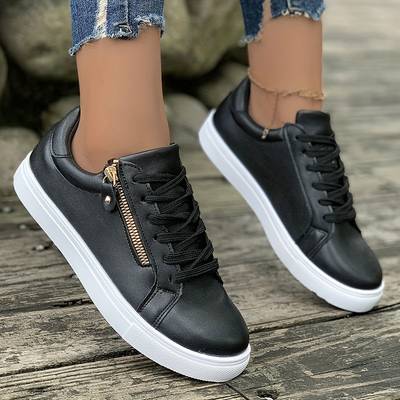 Emma - Witte Leren Schoenen met Striksluiting