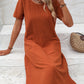 Zoe - Oranje Paneel Strandjurk
