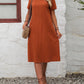 Zoe - Oranje Paneel Strandjurk