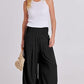 Lotte's Legergroene Linnen Set met Oversized Shirt en Palazzobroek