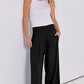 Lotte's Legergroene Linnen Set met Oversized Shirt en Palazzobroek