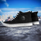 Zwarte Orthopedische Enkelhoge Sneakers - Hugo