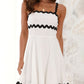 Witte Mini Jurk - Anna