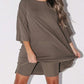 Bruine Top en Shorts Set voor Dames - Zoë