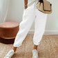 Linnen joggingbroek casual en elegant