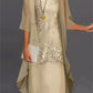 Hinke - Tweedelige Chiffon Jurk