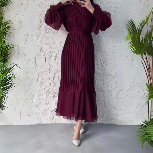 Willow - Elegante Geplooide Jurk