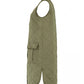 Elegante Khaki Gewatteerde Gilet: Licht & Stijlvol