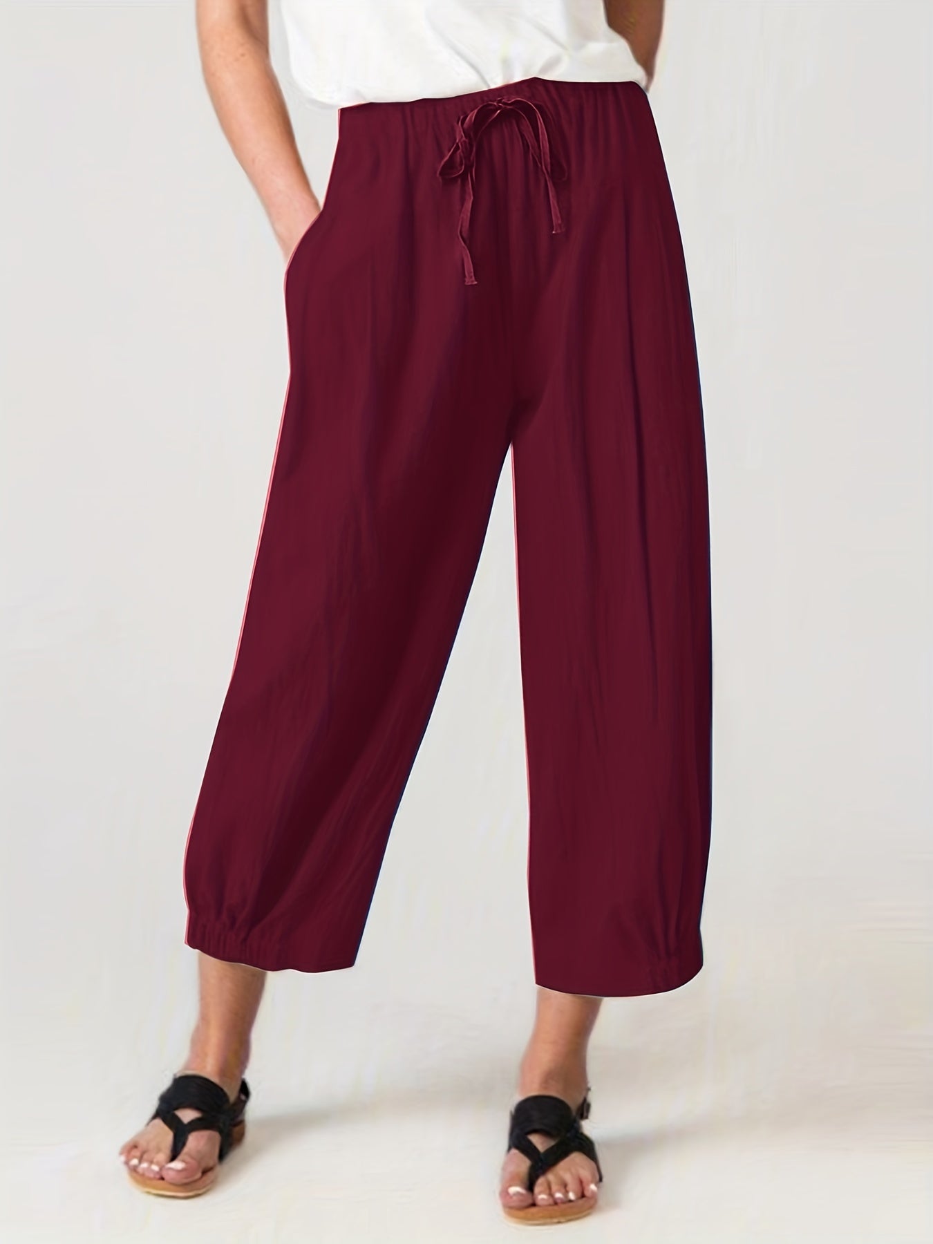 Donkerblauwe Plus Size Broek - Eva