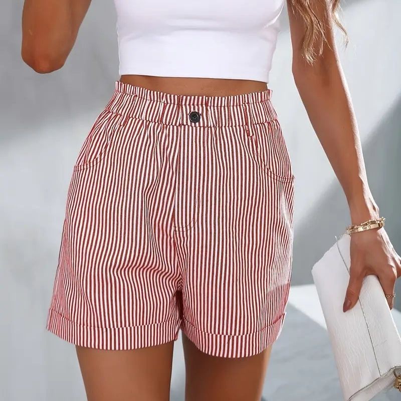 Hanneke - Gestreepte Zomer Shorts