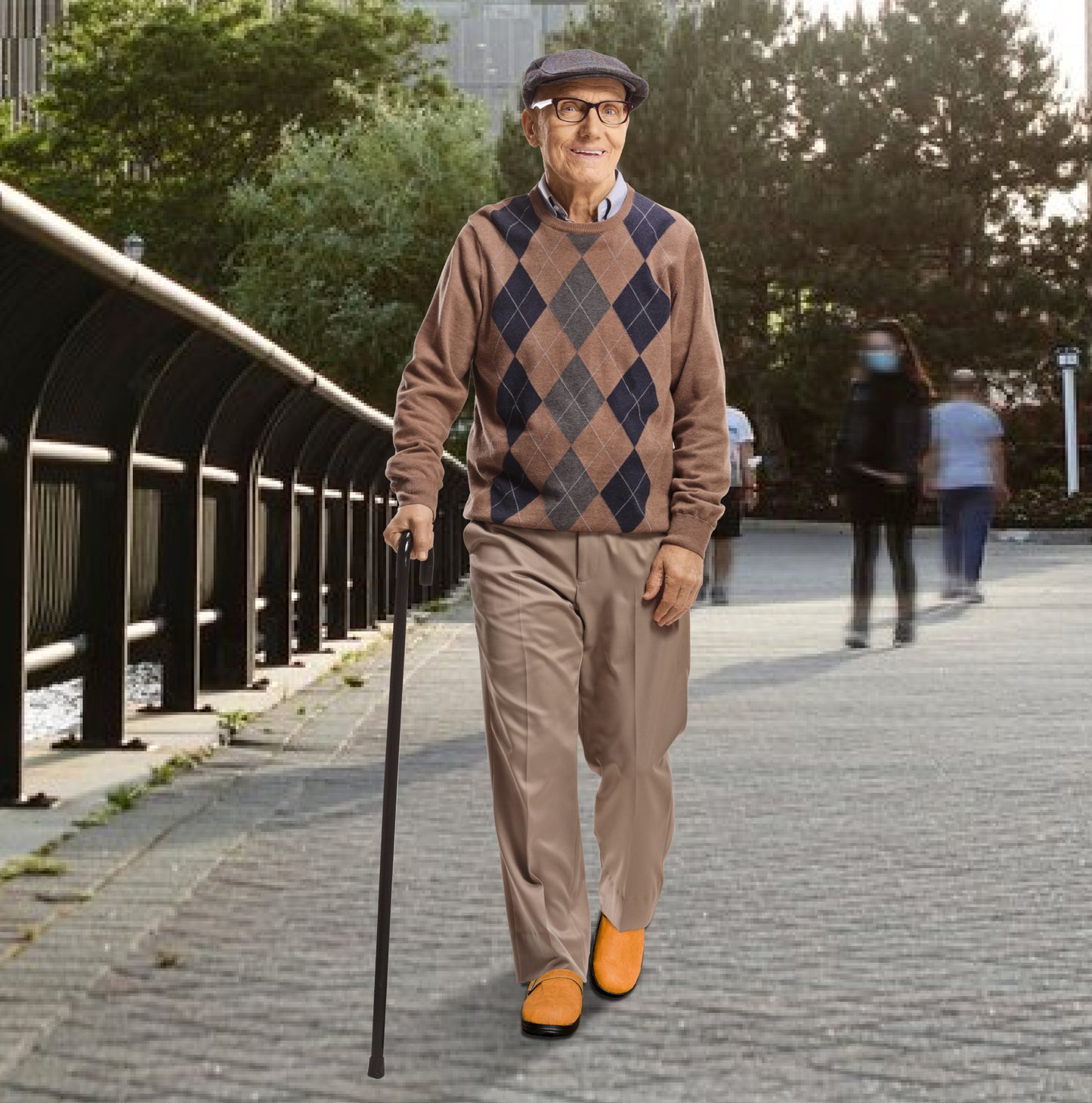 Claude | Orthopedische Antislip Lederen Pantoffels voor Heren
