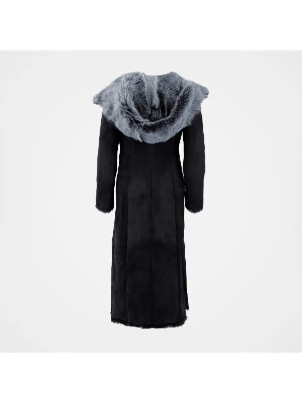 Luxe Toskana Capuchon Schapenvacht Jas: Elegantie Ontmoet Comfort