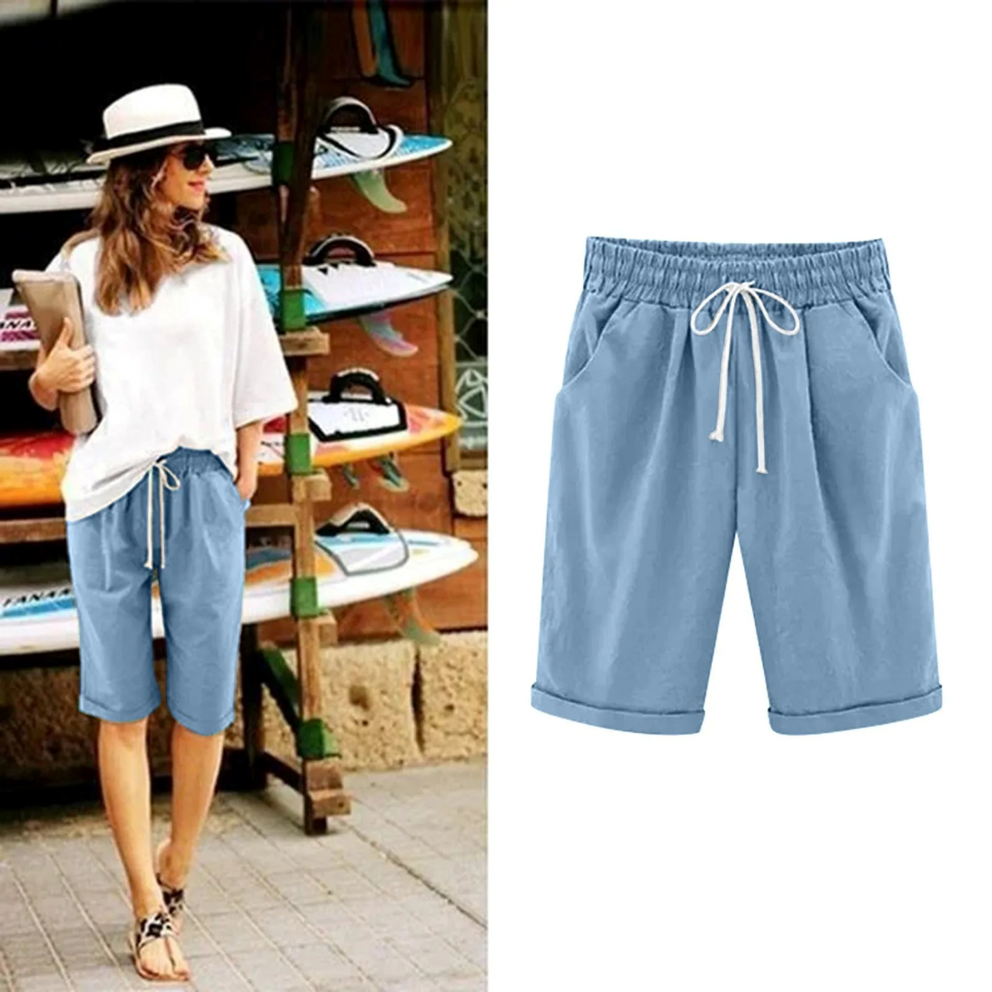 Ylonka - Comfortabele Korte Broek