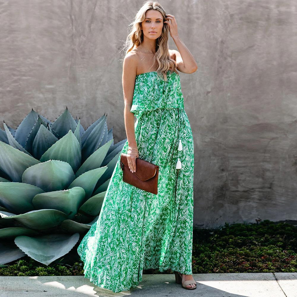 Ieke - Strapless Maxi Jurk