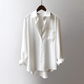 Luxe Satijnen Blouse: Elegantie & Professionaliteit