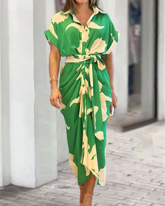 Tinka - Jurk Met Kunstprint