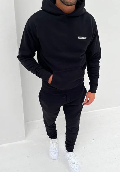Elegante Comfort: Day to Day Slim Fit Trainingspak – Premium Katoenen Elegantie