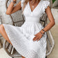 Witte Surplice Jurk - Elin