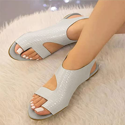 Grijze Orthopedische Comfort Sandalen - Elara