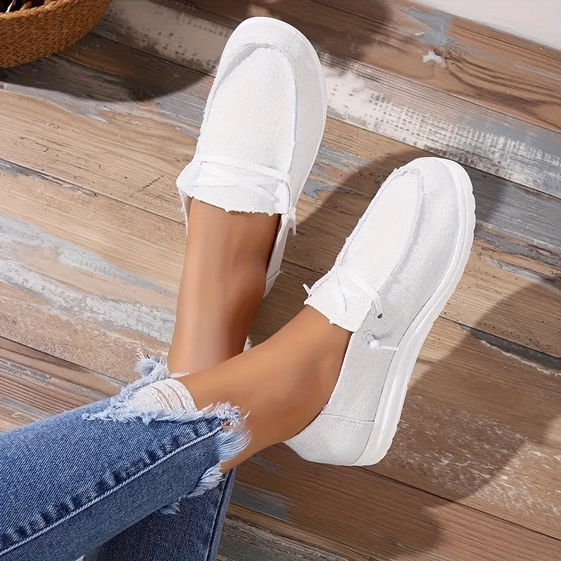 Carlinda - Casual Canvas Loafers