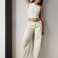 Chique Mid-Rise Barrel Jeans: Stijl & Comfort