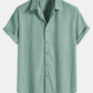 Zomerse Polyester Set: Levendige Strepen Shirt & Trendy Shorts