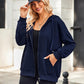 Dames Lichtgewicht Zip Hoodie: Stijlvol & Ruim