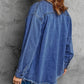 Chique Dames Spijkerjack - Ripped & Stretchy, Oversized met Zakken
