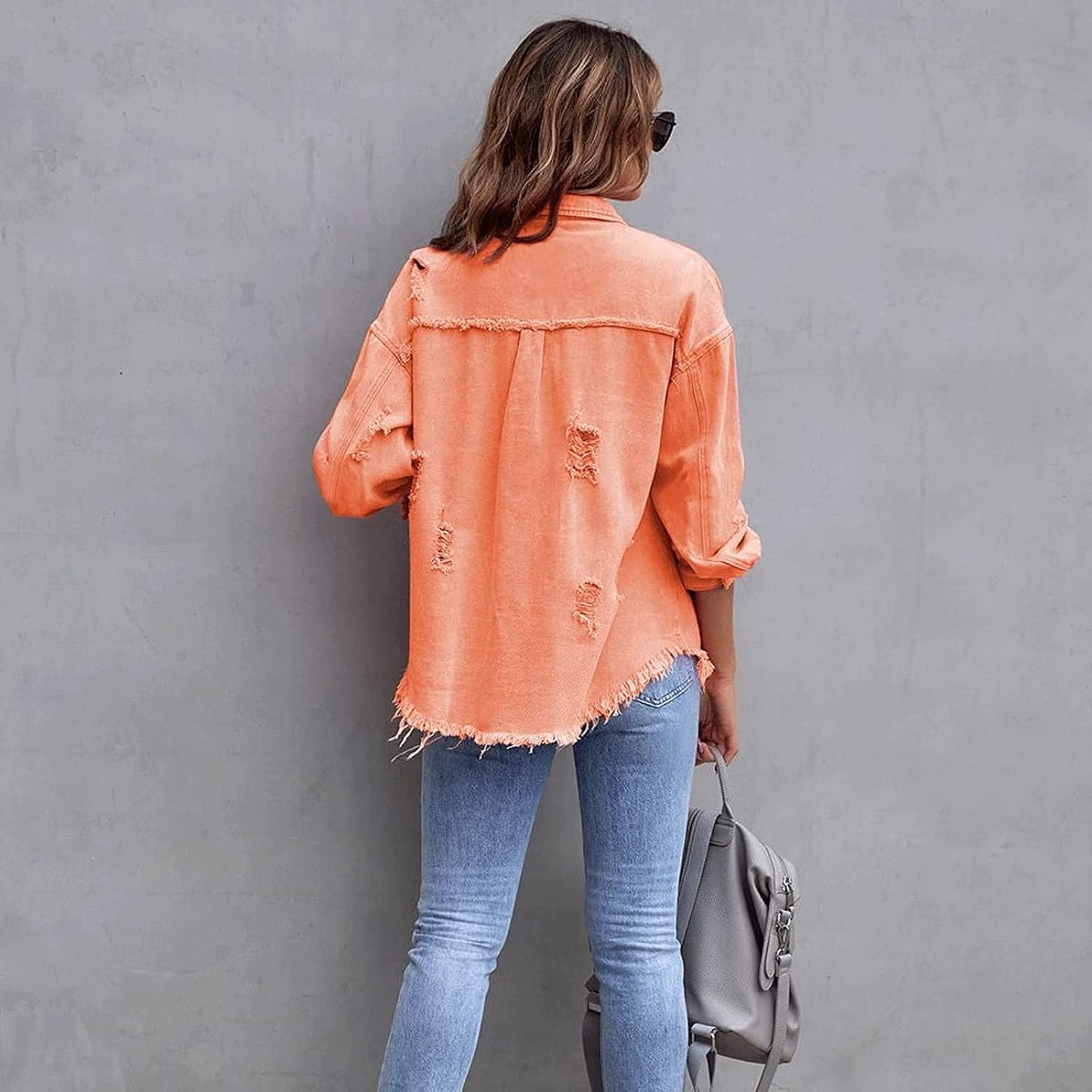 Kiki - Gescheurd Denim Jack