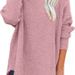 Gezellige Chic: Elegante Oversized Coltrui Gebreide Tuniek voor Vrouwen